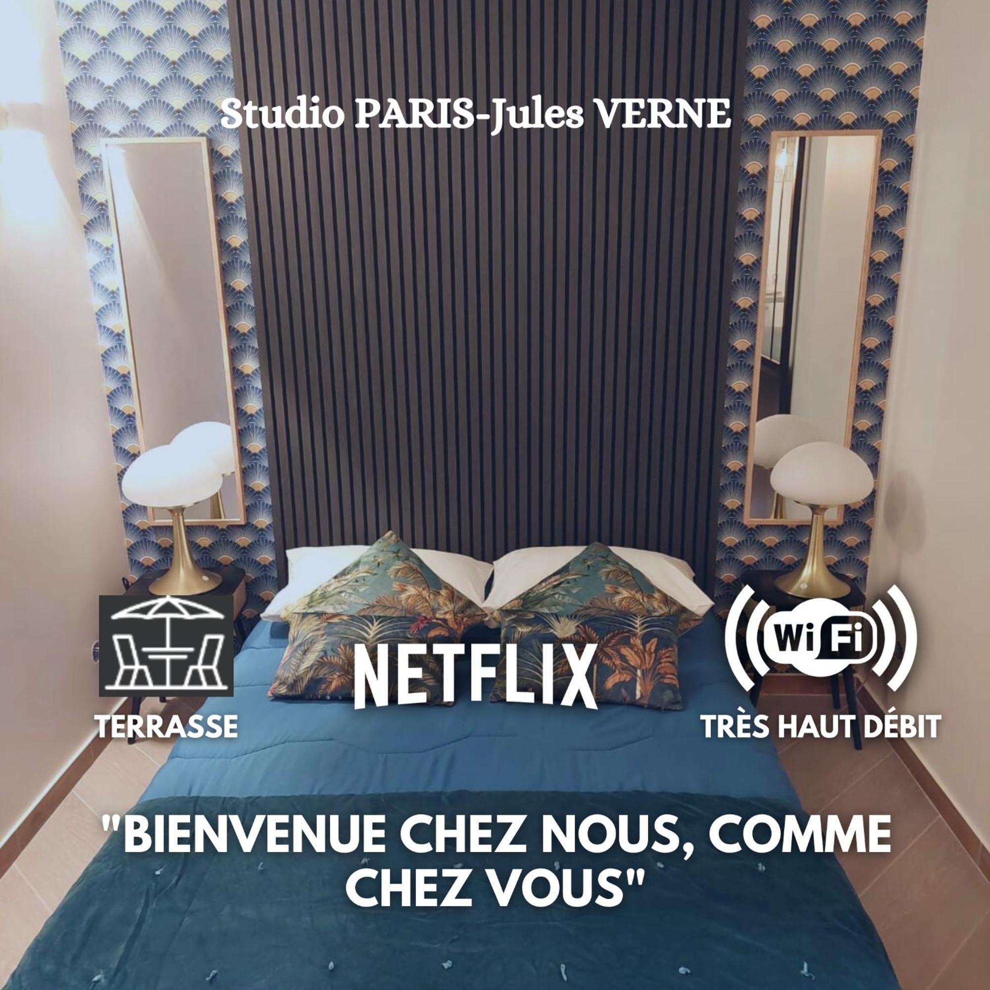 Paris-Julesverne-Bienvenue-Terrasse-Netflix Pantin Εξωτερικό φωτογραφία